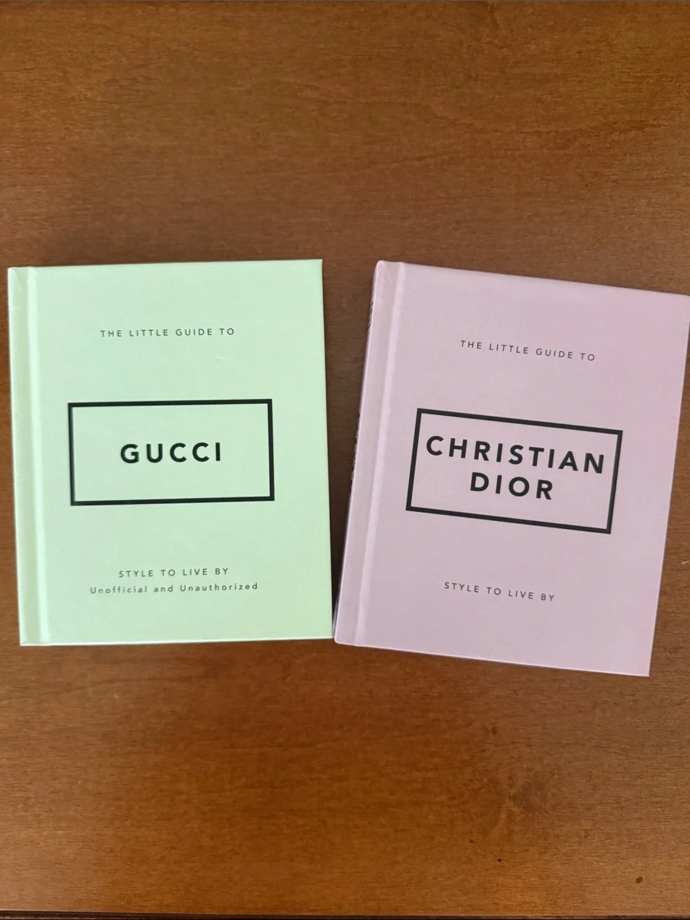 Gucci + Christian Dior Little Guide Fashion Books Set of 2 New